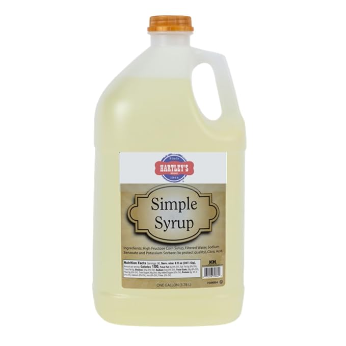 Hartley's Multi-Use Flavored Syrup 1 Gallon (Simple)