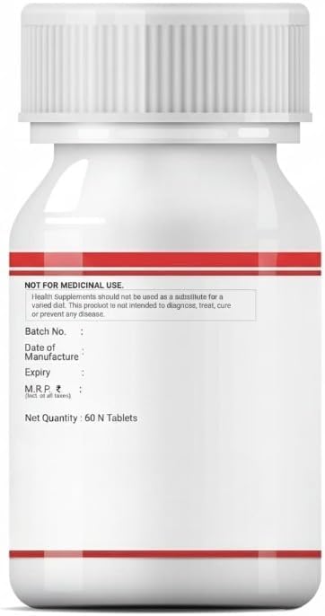 Iron Folic Acid Supplement with Vitamin C E B12 Zinc &amp Selenium for Men Women - 60 Tablets