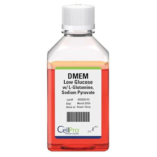 CellPro™ DMEM/Low Glucose with L-glutamine Sodium pyruvate 500mL 10/Case