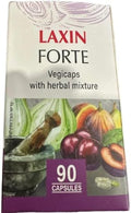 Laxin Forte 90 Capsules Kosher Badatz Jerusalem Regulate Bowel Movement