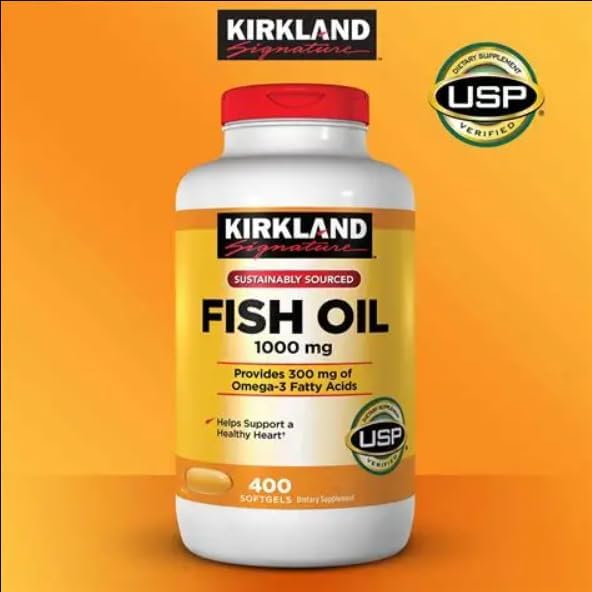 Omega-3 Fish Oil Concentrate 1000 Mg. 400 Softgels