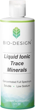 Liquid Ionic Trace Minerals - Concentrated Full-Spectrum Minerals - Naturally Low Sodium - Superior Absorption &amp Bioavailability - 4 Fl Oz.