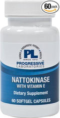 Progressive Laboratories - Nattokinase w/Vitamin E 60 gels