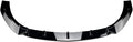 Compatible for Mercedes CLA 45 AMG C118 Accessories CLA Class C118 2019-2023 PP Car Front Bumper Lip Spoiler Splitter Diffuser Canard Lip (Color : Glossy Black)