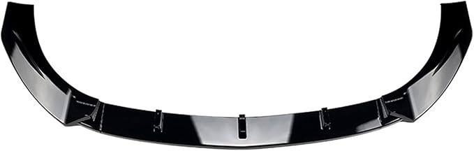 Compatible for Mercedes CLA 45 AMG C118 Accessories CLA Class C118 2019-2023 PP Car Front Bumper Lip Spoiler Splitter Diffuser Canard Lip (Color : Glossy Black)