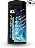 EC Sports ThermoShred Thermogenic Workout Supplement - Natural Weight Management w/Body Shaping Formula - Powerful Circulation &amp Focus - 90 Capsules