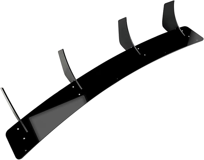 Rear Diffuser Lip Shark Fin for Benz CLA W117 CLA45 AMG 2016-2019 Black