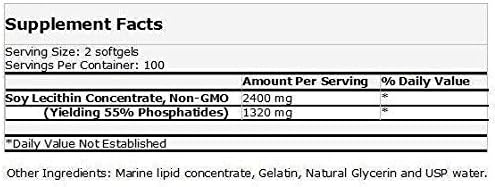 Lecithin King III (200 Softgels)