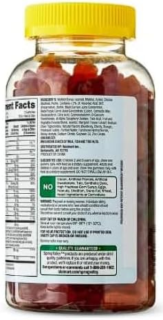 Spring Valley Zero Sugar Kids Multi Gummy 180 Count + Daily Supplement Tracker Sticker