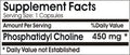 Phosphatidyl Choline 450mg ~ 100 Capsules - No Additives ~ Naturetition Supplements