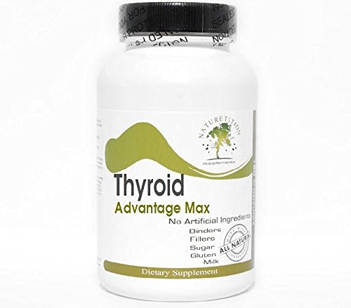 Thyroid Advantage Max ~ 180 Capsules - No Additives ~ Naturetition Supplements
