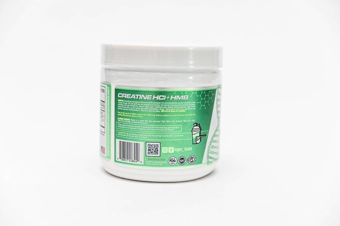 Creatine HCl + HMB for Athletes – Performance &amp Recovery Formula – 2g Creatine HCl 2.5g HMB – Fast Absorption No Bloat No Loading – 30 Servings – GEC (Standard Green Apple)