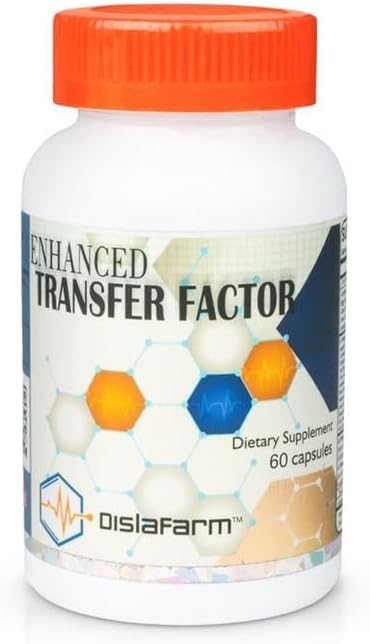 Transfer Factor Enhanced 60 Natural Capsules Immune Support - Transfer Factor Multi Immune from Cow Colostrum Egg Yolk &amp Special Blend of Mushrooms (60 Capsules)
