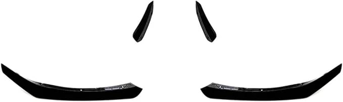 CLA 45 Fog Lamp Grille Trim Air Blade Compatible For Benz C118 W118 CLA45 AMG 2020-2023 Front Bumper Side Spoiler Splitter Canard(4 pcs)