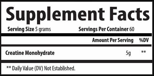 Battle Buster Creatine Monohydrate Powder – 100% Pure No Fillers – Strength Power &amp Recovery – Lab-Tested Quality – 300g 30 Servings
