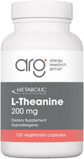 Metabolic Maintenance L-Theanine 200mg - L Theanine Supplement with Glycine for Calm Energy and Focus Amino Acid for Sleep Support and Healthy Stress Response - 120 Capsules
