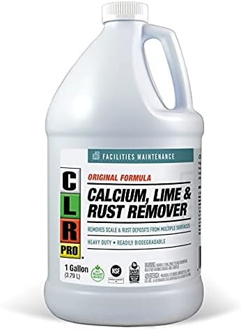 CLR PRO Calcium Lime and Rust Remover 1 Gallon Bottle (Pack of 2)