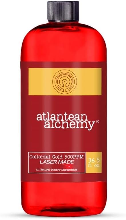 Colloidal Gold 36.5oz 500PPM Laser-Made