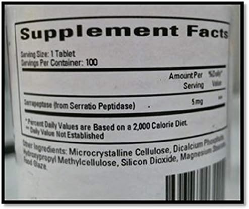 Cardiovascular Research Serraflazyme Tablets 100 Count