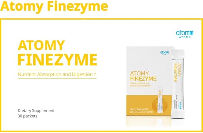 Atomy Finezyme Pineapple Fermentation Digestive Enzymes - 30 Packets