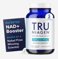 TRU NIAGEN Patented NAD Supplement for Brain Function Anti Aging &amp Cell Regeneration Niagen 60 300mg Servings | Supports Cellular Energy Muscle | Nicotinamide Riboside (NR) Take 2 Daily | 1 Bo