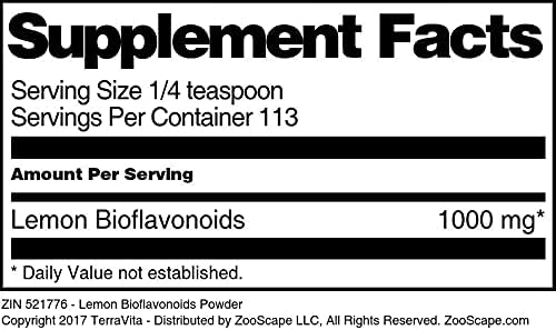 Terravita Lemon Bioflavonoids Powder (4 oz ZIN: 521776) - 3 Pack
