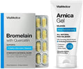VitaMedica | Arnica Gel and Bromelain with Quercetin Bundle | Arnica Gel | Bromelain Blister Pack | Quercetin | Recovery Bundle | Plant Based | Made in USA