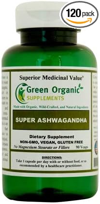 Green Organic Supplements' Ashwaganda