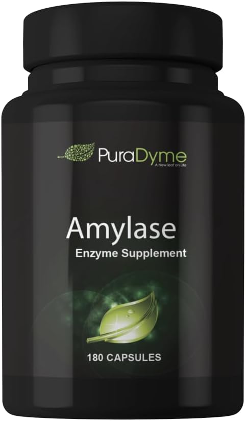 PuraDyme Amylase 180 Capsules