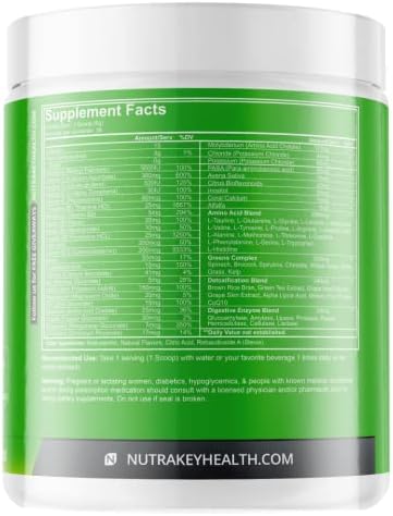 NutraKey Envie Multivitamin Powder Keto MultiVitamin for Men and Women Fruits Greens Antioxidants Digestive Enzymes Amino Acids Vitamin B Organic Powder (Wild Berry 210g)