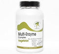 Multi-Enzyme Complex Vegetarian ~ 200 Capsules - No Additives ~ Naturetition Supplements