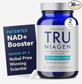 TRU NIAGEN Patented Extra Strength NAD Supplement for Brain Function Anti Aging Cell Regeneration | Supports Cellular Energy | Nicotinamide Riboside (NR) | 30-1000mg Servings (2x500mg Take 2 Daily)