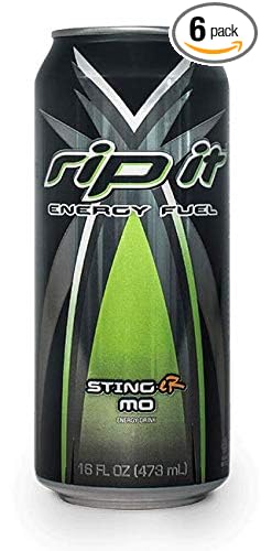 Rip It Energy Drinks Tribute Editions (Stinger 6 Cans)