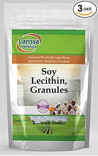 Larissa Veronica Soy Lecithin Granules (16 oz ZIN: 528636) - 3 Pack