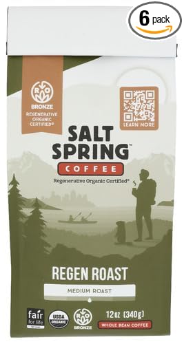 Salt Springs Co Coffee Medium Roast 12 oz (Pack of 6)