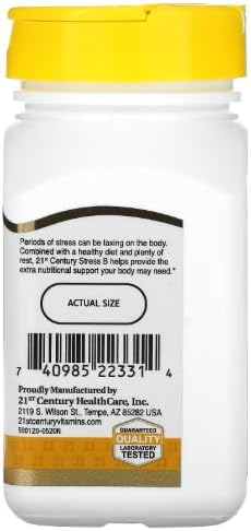 21st Century Vitamin B-Complex with Zinc Tablets 66 Count (6 Pack)