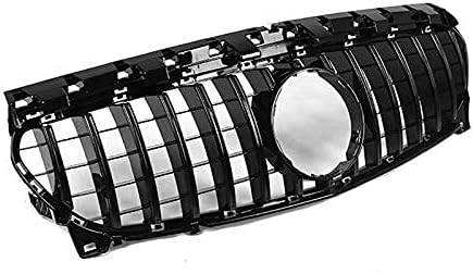 Front Bumper Grill Mesh Fits For W117 CLA Class CLA180 CLA200 CLA250 CLA45 AMG 2013-2016 (Black)