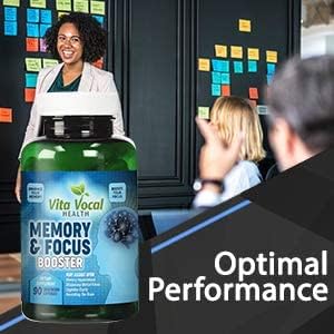 VITA VOCAL Premium Memory Focus Supplement Boosts Clarity and Concentration | Brain Booster