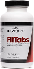 Beverly International Fit Tabs Daily Multi-Vitamin/Mineral with Iron Peptonate120 Tablets. (30 Servings) Notice the Difference. Don’t Miss Out on the Healthy Benefits. Your Mind &amp Body is Priorit