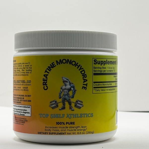 Creatine Monohydrate Unflavored 50 Servings