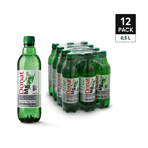 BEST MOMENT Magnesium Water - Naturally Sparkling 500mg Magnesium in 500ml 12x0.5L Bulk Pack