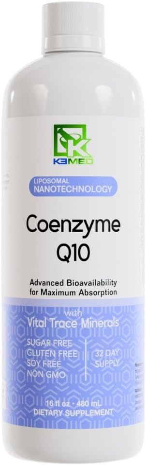 Nanonutrition Coenzyme Q10 | Liposomal Nanotechnology | 100% Natural Ingredients | 16 Fl. Oz. | 32 Servings