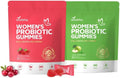 VivoNu Viginal Probiotics for Women Women Probiotic Gummies Feminine Balance Gummies Prebiotic Gummy Probiotics for Woman Vaginigal Health Yeast Ph Balance(60 Cranberry + 60 Green Apple)