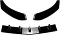 Front Bumper Lip Splitter Diffuser Body Kits Spoiler Bumper Guard Protector for Mercedes CLA C117 2016-2019 CLA 200 260 45 AMG (Color : Gloss Black)