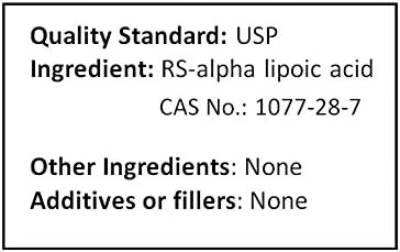 Pure ALA RS- Alpha Lipoic Acid Powder (250 Grams (8.8 oz))