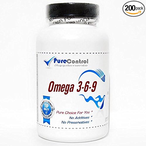 Omega 3-6-9 (Emulsified Dry) // 200 Capsules // Pure // by PureControl Supplements