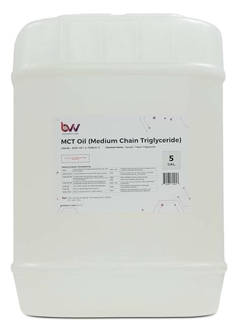 BVV MCT Oil Coconut Based USP Food Grade Size 1 Gallon
