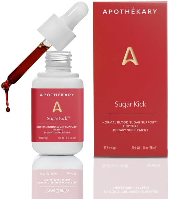 Apothékary Metabolic Duo Herbal Supplement Liquid Drops Contains Blue Burn 30 Servings and Sugar Kick 30 Servings Support Metabolism Weight Support and Healthy Blood Sugar 60 Servings