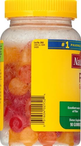 Nature Made Fiber 6 g Dietary Supplement for Digestive Health Support 90 Fiber Gummies 30 Day Supply