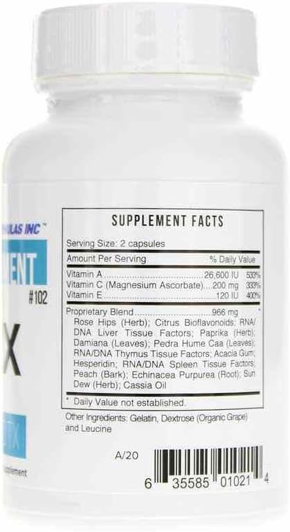 Systemic Formulas Bio Nutriment ACX – Vitamin DTX Formula – 60 Capsules | Whole Body Support with Bioavailable Nutrients (Pack of 1)